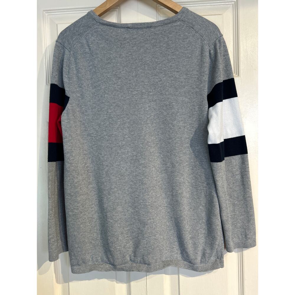 Tommy Hilfiger VNeck Color Block Sweater - Picture 5 of 5